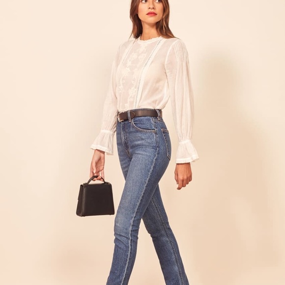 Reformation - Liza High Rise Straight Jeans - Picture 2 of 8